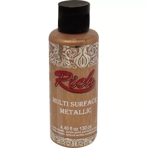 Rich Multi Surface Metalik Her Yüzey İçin Akrilik Boya 120ml 6524 Bronz ürün görseli 1