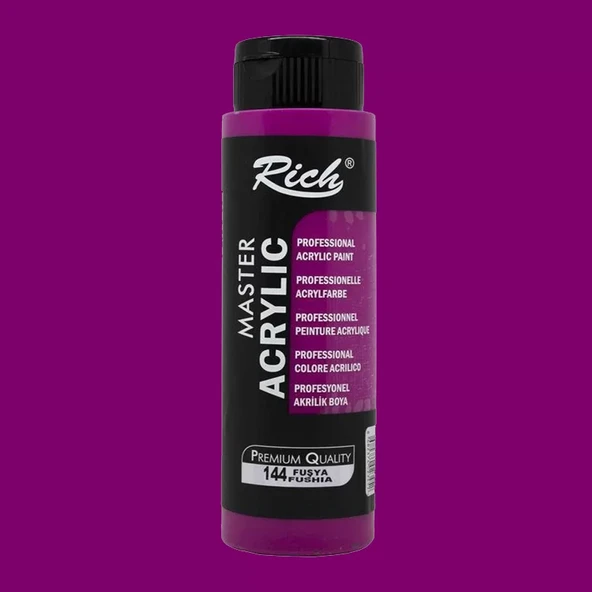 Rich Master Akrilik Boya 500ml 144 Fuşya ürün görseli 1