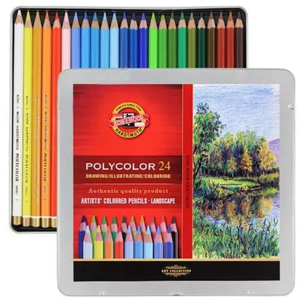 Koh-i-Noor Kuru Boya Landscape 24lü Set Kod:3824 ürün görseli 1