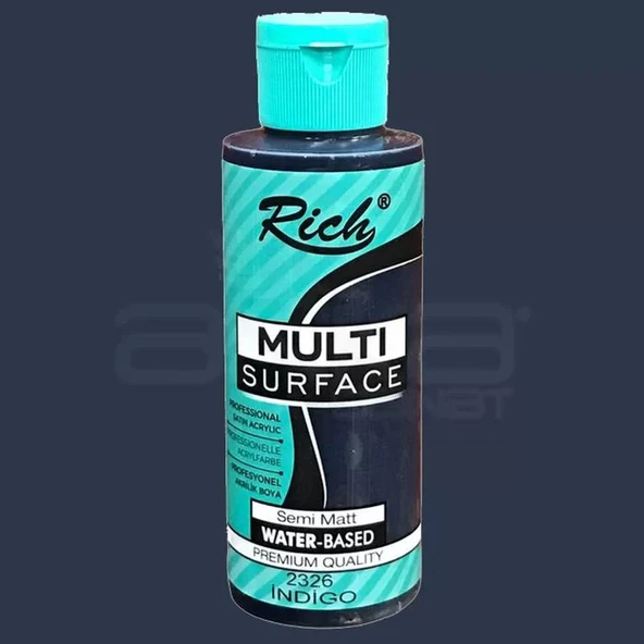 Rich Multi Surface Akrilik Boya 120ml 2326 İndigo ürün görseli 1