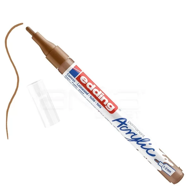 Edding 5300 Akrilik Marker Kalem 1-2mm Yuvarlak Uç 919 Fındık Kahvesi ürün görseli 1