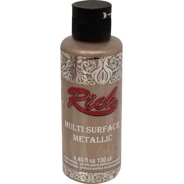 Rich Multi Surface Metalik Her Yüzey İçin Akrilik Boya 120ml 6526 Latte ürün görseli 1
