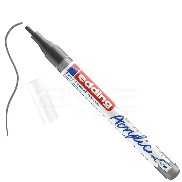 Edding 5300 Akrilik Marker Kalem 1-2mm Yuvarlak Uç 926 Antrasit ürün görseli 1