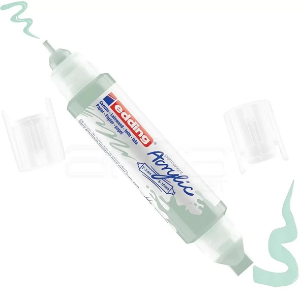 Edding 5400 Akrilik Marker Kalem Çift Uçlu 3D Double Liner 928 Su Yeşili ürün görseli 1