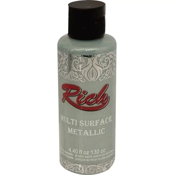 Rich Multi Surface Metalik Her Yüzey İçin Akrilik Boya 120ml 6534 Su Yeşili ürün görseli 1