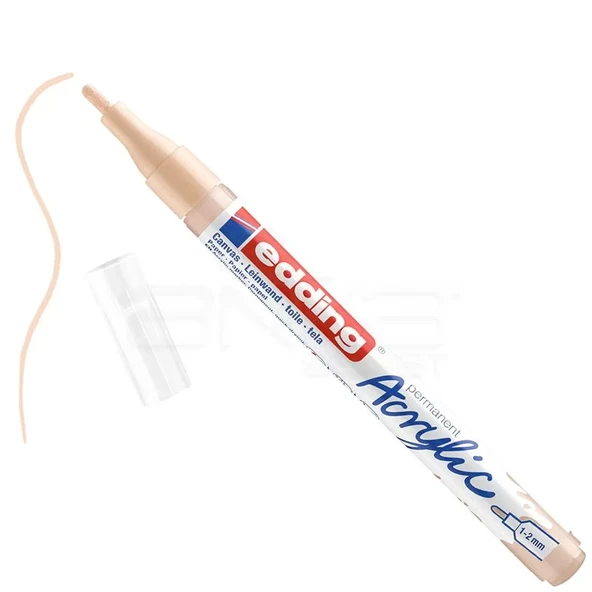 Edding 5300 Akrilik Marker Kalem 1-2mm Yuvarlak Uç 255 Bej ürün görseli 1