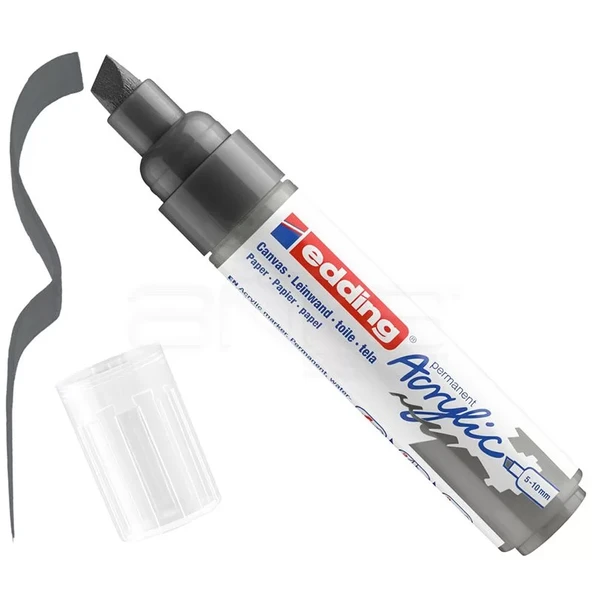 Edding 5000 Akrilik Marker Kalem 5-10mm Kesik Uç 926 Antrasit ürün görseli 1