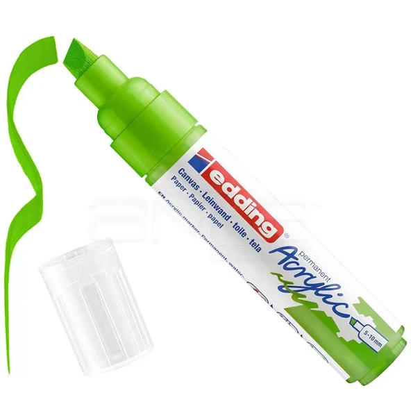 Edding 5000 Akrilik Marker Kalem 5-10mm Kesik Uç 927 Sarı Yeşil ürün görseli 1