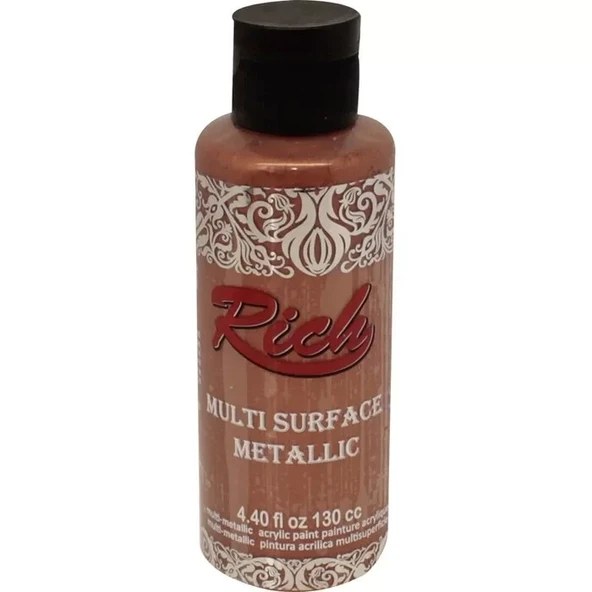 Rich Multi Surface Metalik Her Yüzey İçin Akrilik Boya 120ml 6522 Bakır ürün görseli 1
