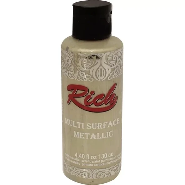 Rich Multi Surface Metalik Her Yüzey İçin Akrilik Boya 120ml 6516 Bal Köpüğü ürün görseli 1