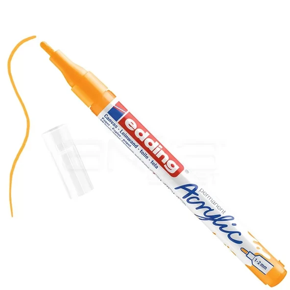 Edding 5300 Akrilik Marker Kalem 1-2mm Yuvarlak Uç 906 Güneş Sarısı ürün görseli 1