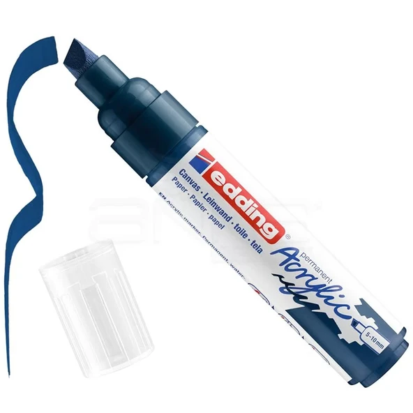 Edding 5000 Akrilik Marker Kalem 5-10mm Kesik Uç 933 Gece Mavisi ürün görseli 1