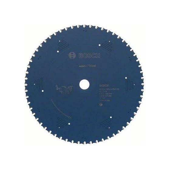Bosch Expert Metal İçin Daire Testere Bıçağı – 305*25,4*2,6 Mm 60 Diş – 2608643060 ürün görseli 1