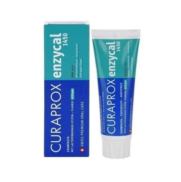 Curaprox Enzycal 1450 ppm Diş Macunu 75ml ürün görseli 1