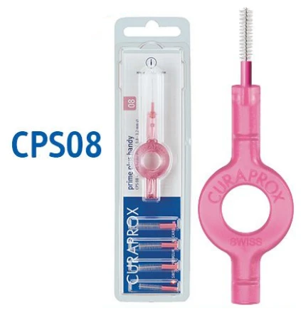 Curaprox CPS 08 Prime Plus Arayüz Fırçası Pembe ürün görseli 1
