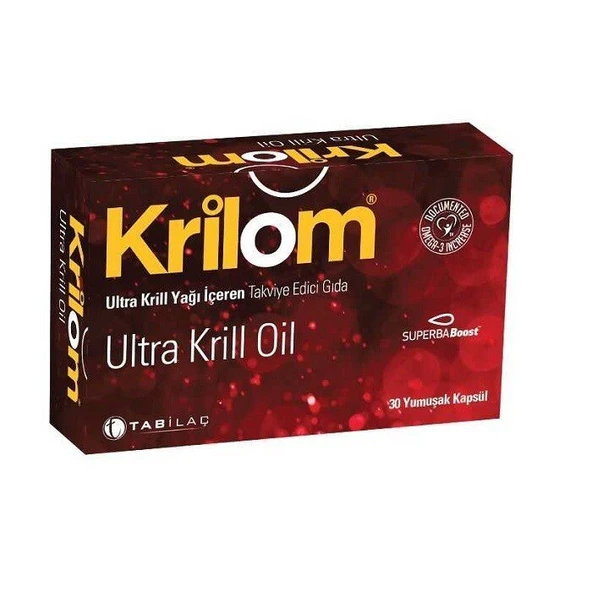 Krilom Ultra Krill Oil 30 Yumuşak Kapsül ürün görseli 1