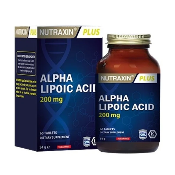 Nutraxin Alpha Lipoic 200mg 60 Tablet ürün görseli 1
