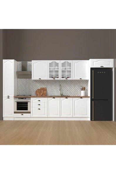 390 cm %100 MDF Greena White Mutfak Dolabı ürün görseli 1