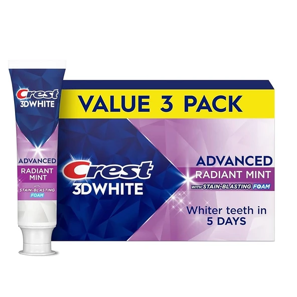 Crest 3D White Advanced Radiant Mint Toothpaste 280gr ürün görseli 1