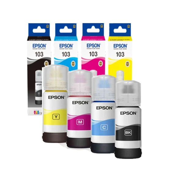 Epson 103 ORJİNAL Mürekkep 4' LÜ Set ürün görseli 1
