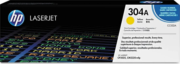 Hp Cc532A-304A Sarı Toneri ürün görseli 1