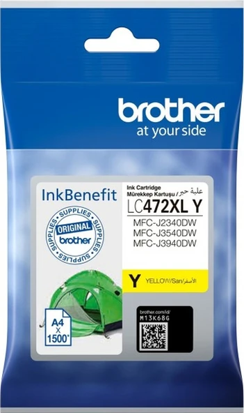 BROTHER LC472XLY 1500 SAYFA YUKSEK KAPASİTE   ARI KARTUŞ ürün görseli 1