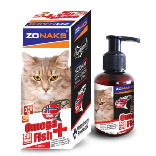 Zonaks Omega Fish Kedi Balık Yağı 100 Ml ürün görseli 1