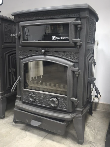 Flame Stove FS-11YKAK Sirius Maxi Yan Kapaklı Fırınlı Döküm Soba ürün görseli 1