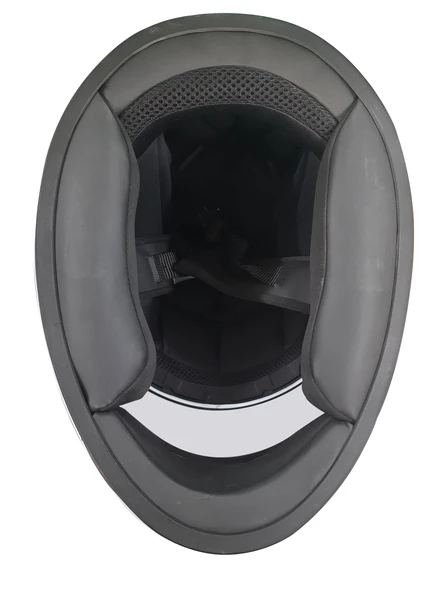 RMS KAPALI KASK 1987 PARLAK SİYAH - Resim 3