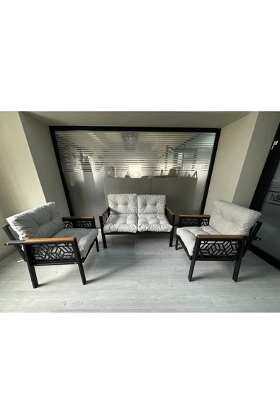 adımshops MİAMİ 2+1+1 MELİSA Balkon-bahçe-kafe Çay Seti Koltuk Oturma Takımı-oturma Grubu,ofis Koltuğu ürün görseli 1