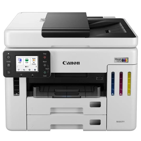 Canon Maxify GX7140 Wi-Fi + Tarayıcı + Fotokopi + Faks Renkli Çok Fonksiyonlu Tanklı Mürekkep Püskürtmeli Yazıcı ürün görseli 1