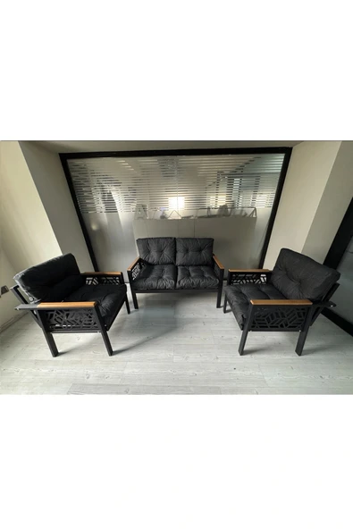 adımshops MİAMİ 2+1+1 MELİSA Balkon-bahçe-kafe Çay Seti Koltuk Oturma Takımı-oturma Grubu,ofis Koltuğu ürün görseli 1
