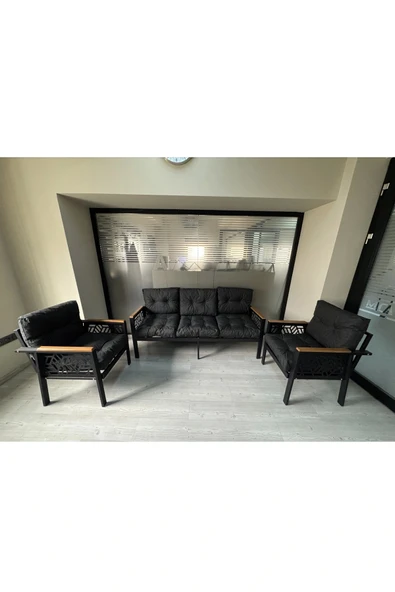 adımshops MİAMİ 3+1+1 MELİSA Balkon-bahçe-kafe Çay Seti Koltuk Oturma Takımı-oturma Grubu,ofis Koltuğu ürün görseli 1