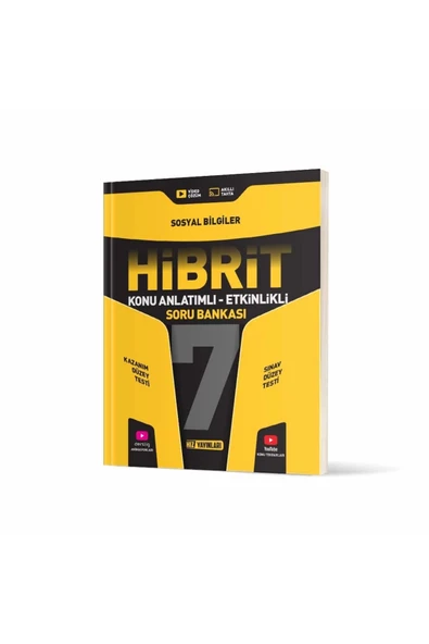 Hız Yayınları Hız Yayınları 7. Sınıf Sosyal Bilimler Konu Anlatımlı Etkinlikli Hibrit Soru Bankası ürün görseli 1