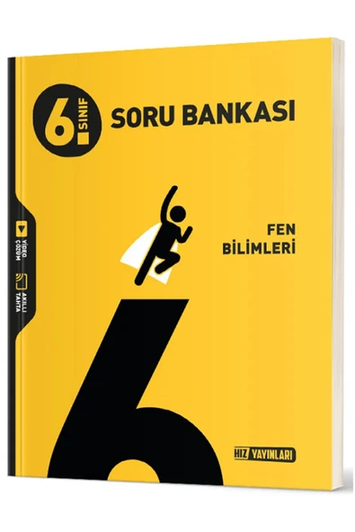 Hız Yayınları 6.Sınıf Hız Yay. Fen Bilimleri Soru Bankası ( Video Çözümlü ) ürün görseli 1
