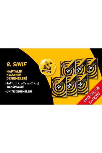 Hız Yayınları 8. Sınıf 36 Haftalık Kazanım Denemeleri Seti ürün görseli 1
