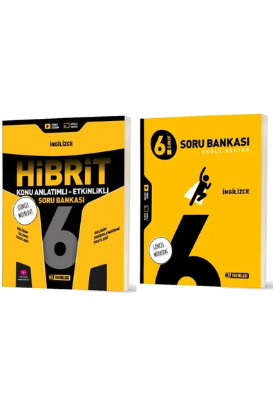 Hız Yayınları Hız 2026 6. Sınıf İngilizce Soru + Hibrit - Konu Seti 2 Kitap ürün görseli 1