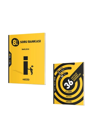 Hız Yayınları 8. SINIF İNGİLİZCE SORU BANKASI + İNGİLİZCE 36 HAFTALIK KAZANIM DENEMELERİ ürün görseli 1