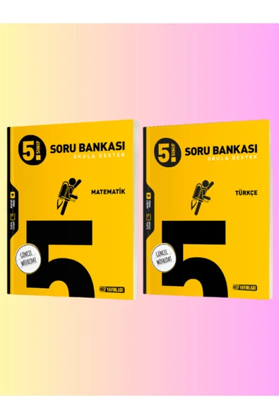 Hız Yayınları Hız Yayınları 5.sınıf Soru Bankası Set MAT-TÜRKÇE ürün görseli 1