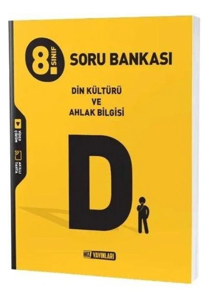 Hız Yayınları 8.Sınıf Din Kültürü ve Ahlak Bilgisi Soru Bankası ürün görseli 1