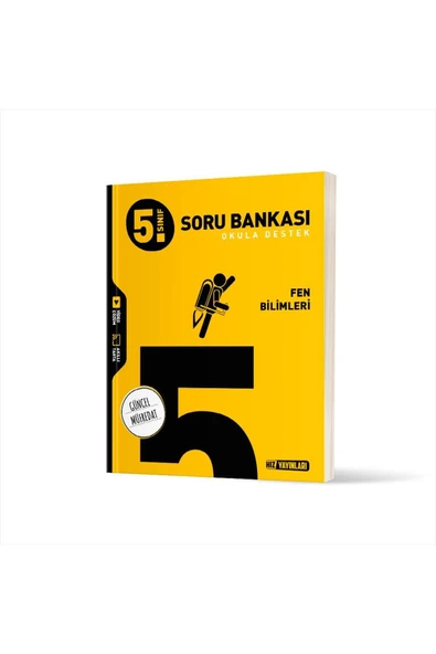 Hız Yayınları HIZ YAYINLARI 5.SINIF FEN BİLİMLERİ BİLGİSİ SORU BANKASI (2024-2025) ürün görseli 1