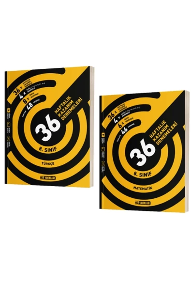 Hız Yayınları HIZ YAYINLARI 8. Sınıf Türkçe + Matematik 36 Haftalık Deneme ürün görseli 1