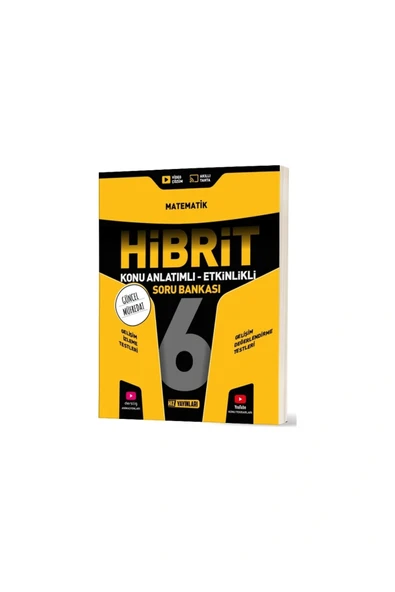 Hız Yayınları Hız 6. Sınıf Hibrit Matematik Konu Anlatımlı ürün görseli 1
