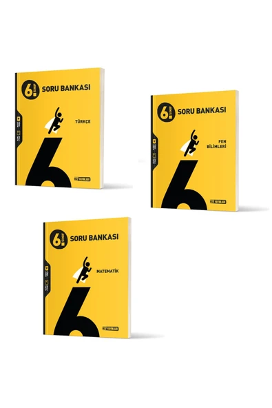 Hız Yayınları 6. SINIF TÜRKÇE SORU BANKASI + MATEMATİK + FEN BİLİMLERİ SORU BANKASI SETİ ürün görseli 1