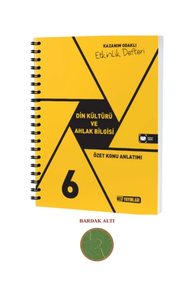 Hız Yayınları Yayınları 6. Sınıf Din Kültürü Etkinlik Defteri (9786057814197) ürün görseli 1