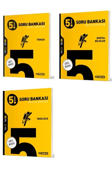 Hız Yayınları Hız 2025 5. Sınıf Türkçe + Sosyal + İngilizce Soru Bankası Seti 3 Kitap ürün görseli 1