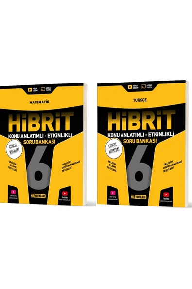 Hız Yayınları Hız 2026 6. Sınıf Matematik + Türkçe Hibrit - Konu Seti 2 Kitap ürün görseli 1
