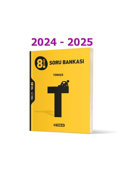 Hız Yayınları 8. Sınıf HIZ 2024-2025 LGS 8. SINIF TÜRKÇE SORU BANKASI ürün görseli 1