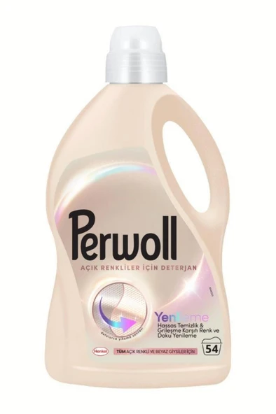 Perwoll Açık Renkliler Sıvı Deterjan 2.97l – Renk Koruma & Derin Temizlik ürün görseli 1