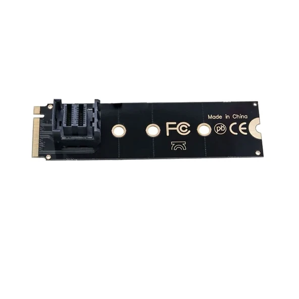 M.2 NVMe - SFF-8643 Adaptörü, SSD Bağlantısı İçin U2 SFF-8639'u Çevirici ürün görseli 1